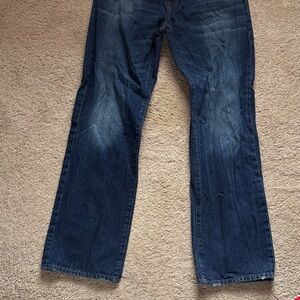 American Eagle Outfitters Dark Blue Relaxed Jeans